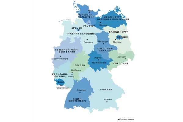 В Германии существует особая система владения землей, которая предоставляет городам право владеть и управлять определенными участками земли. Это называется 