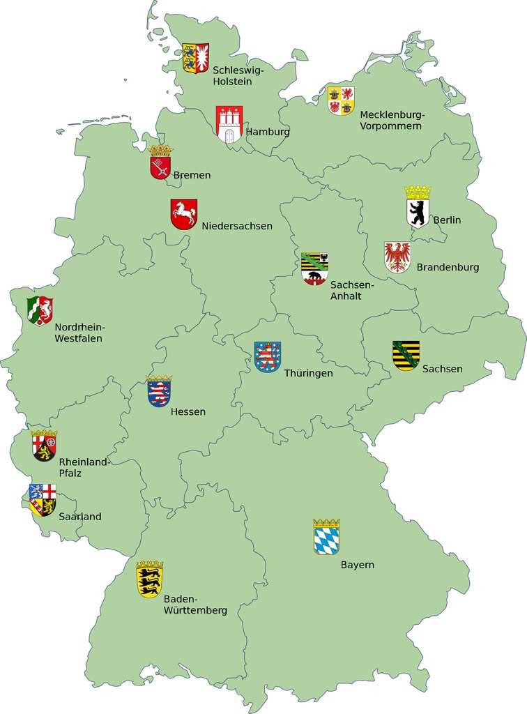 Список названия городов Германии